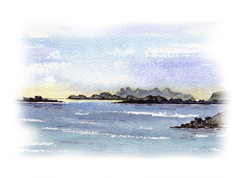 Sma Isles from Ardnamurchan